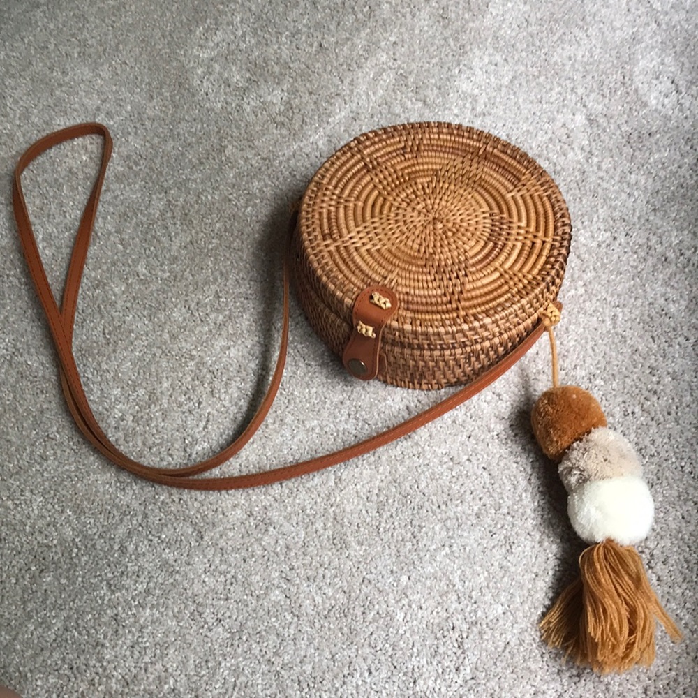 Cute rattan purse